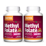 Jarrow Formulas Methyl Folate (5-MTHF) - 2 Packs -  Supports Cognitive & Heart Health