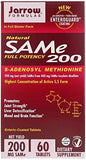 Jarrow Formulas SAM-e 200mg - 60 Enteric-Coated Tablets - Support Mood & Joint Health