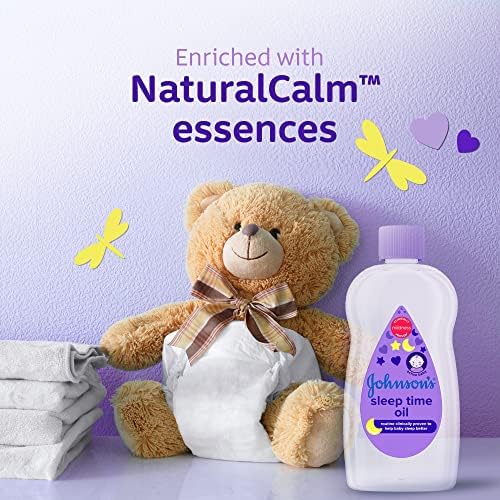 Johnson's Baby Sleep Time Moisturizing Oil 300ml - Clinically Proven Mildness