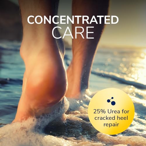 Dr. Scholl's Cracked Heel Repair Balm 2.5oz - 25% Urea for Dry Cracked Feet - Heals & Moisturizes for Healthy Feet