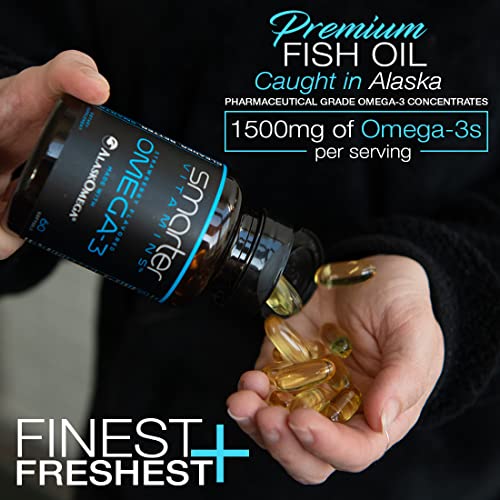 SmarterVitamins Triple Strength Omega 3 Fish Oil (2000mg) - Strawberry Flavor