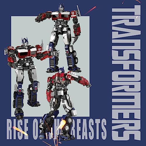 YOLOPARK Transformers Optimus Prime Action Figure (Rise of the Beast, 7.87 Inch)