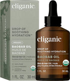 Cliganic Organic Baobab Oil - 100% Pure Cold-Pressed for Face & Hair
