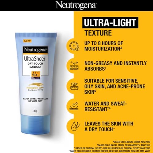 Neutrogena Ultra Sheer Dry Touch Sunblock SPF 50+ - 80g