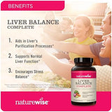 NatureWise Liver Detox & Cleanse Supplement - Triple Repair Formula for Toxin Removal