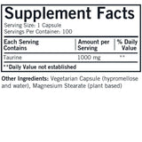 Kirkman L-Taurine 1000 mg Hypoallergenic - Premium Amino Acid Support
