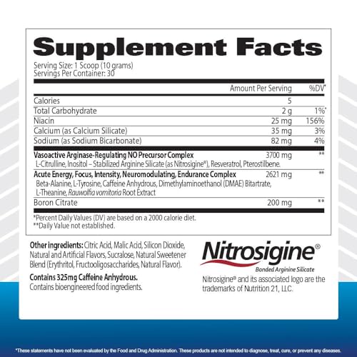 GAT Sport Nitraflex Classic Pre-Workout, Blue Raspberry, 300g