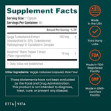 Potent Turkesterone Supplement, 2X Pure (Made in USA - 3rd Party Tested) Most Bioavailable and Natural Test Support Supplement, Supports Energy, Lean Muscle Growth, Recovery and Stamina, Vegan (60ct)