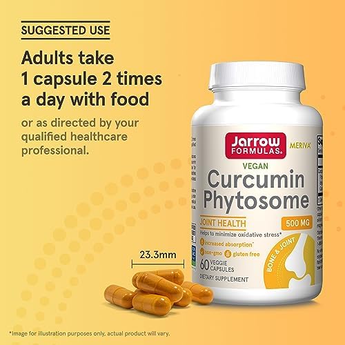Jarrow Formulas, Curcumin Phytosome, 500 mg, 120 Veggie Capsules
