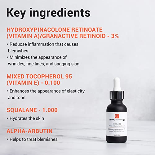 FRENCH PHARMACY RetRx 314 Professional Retinol Facial Serum (1oz)