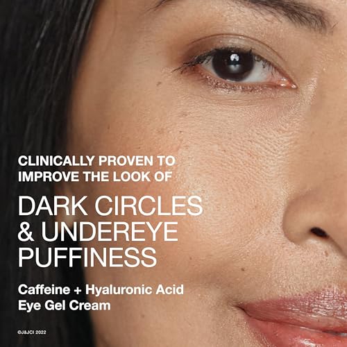Neutrogena Hydro Boost Eye Cream, Dark Circle & Puffiness Relief, Caffeine & Peptides, Fragrance Free, 0.5 oz