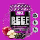 NXT Nutrition Beef Protein Isolate 540g Apple & Blackcurrant - High Protein Dairy-Free