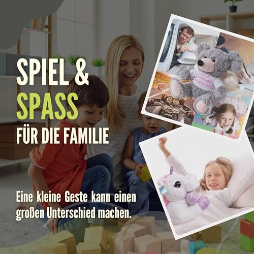 TE-Trend Pink Stork Cuddly Toy (38 cm) & Soft Baby Blanket (100x80 cm) Gift Set