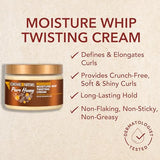 Creme of Nature Curl Cream - Pure Honey Moisture Whip Twisting Cream for Dry & Dehydrated Hair - 11.5 Fl Oz