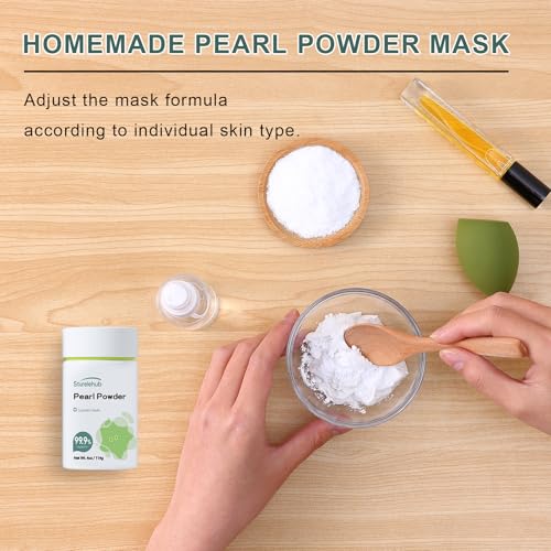 Organic Cosmetic Grade Pearl Powder for Face - DIY Masks, Creams & Lotions (4oz/114g)