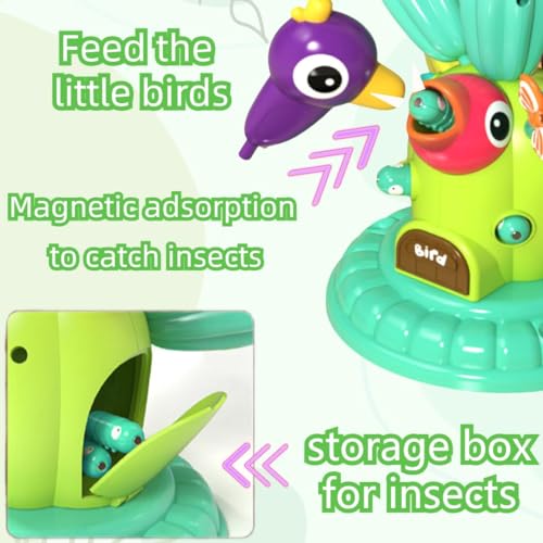 Rainbow Stacking Cactus Toy - 59 Piece Montessori Learning Game for Toddlers (Ages 3+) 