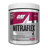 GAT Sport Nitraflex Pre-Workout Powder, Fruit Punch, 30 Servings