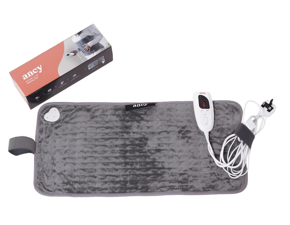 Ancy Electric Heating Pad - Back & Cramp Relief with 9 Heat Settings