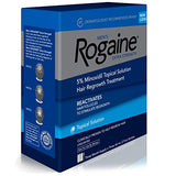 Rogaine 5% Minoxidil Topical Solution – Value Pack (3x 60mL Bottles)