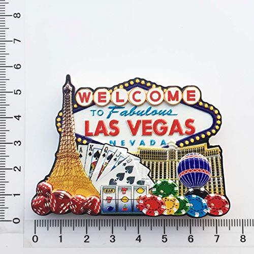 MUYU Magnet 3D Las Vegas Casino Souvenir Fridge Magnet
