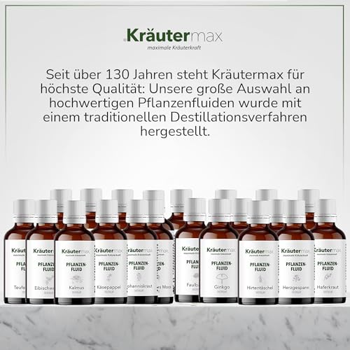 Kräutermax Devil's Claw Drops 50ml - Natural Vegan Liquid for Joint Pain Relief & Mobility