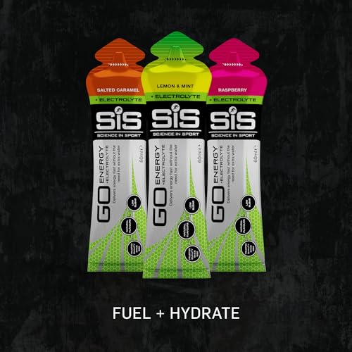 Science in Sport SiS GO Energy + Electrolyte Gel - Raspberry (6 x 60ml)