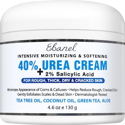 Ebanel Urea Cream 40% with Salicylic Acid 2% for Dry, Cracked Skin