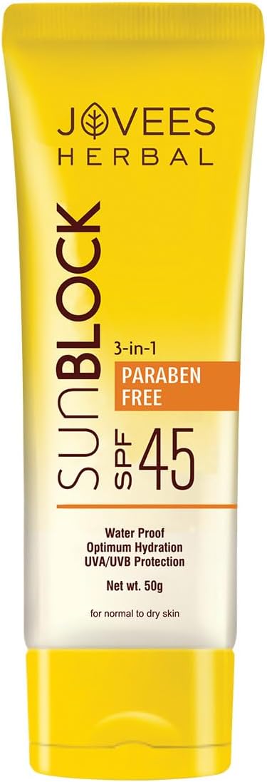 Jovees Anjeer & Carrot Sunscreen SPF 45 - 50g