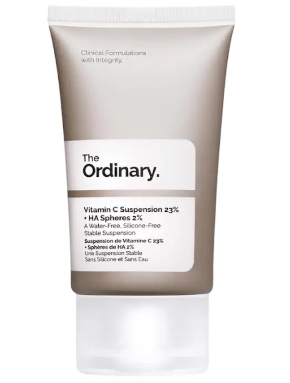 The Ordinary Vitamin C Suspension 23% + Hyaluronic Acid Spheres 2% - Brightening Serum for Dark Spots & Fine Lines - 1 Fl Oz
