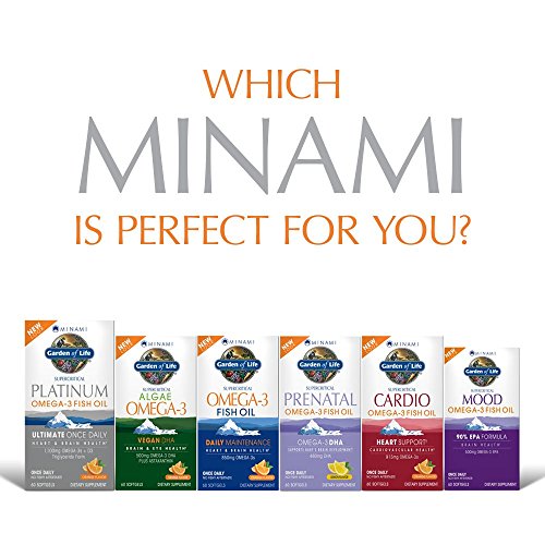 Minami Nutrition Platinum Omega-3 Fish Oil - Ultimate Once Daily, Orange Flavor, 30 Softgels
