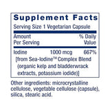 Life Extension Sea-Iodine Vitamin with Iodine, 1000 mcg, 60 Vegetarian Capsules