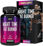 Night Time Fat Burner Supplements with Green Coffee Bean Extract - 60 Capsules