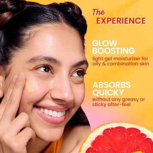 Dot & Key Vitamin C + E Sorbet Super Bright Moisturizer for Face - Oil Free Lightweight Face Cream for Glowing Skin - Reduces Dullness - 25ml