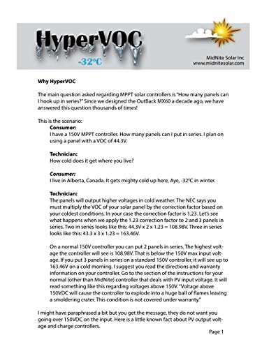 Midnite Solar Classic 200 MPPT Charge Controller - 200V DC Input