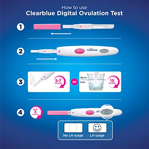 Clearblue Digital Ovulation Predictor Kit - 10 Count (1 Month Supply)