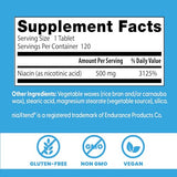 Doctor's Best Sustained-Release Niacin with niaXtend, 500mg, 120 Tablets