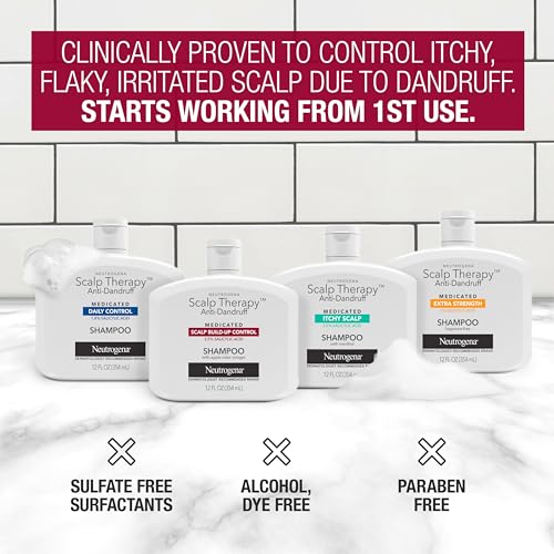 Neutrogena Scalp Therapy Anti-Dandruff Shampoo with Salicylic Acid & Apple Cider Vinegar - 12 fl oz