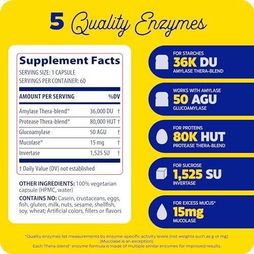 Enzymedica Allerase - 60 Capsules - Allergy Support Formula