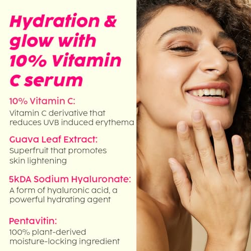 PLIX Guava Powered Vitamin C Regime: Hydrating Cleanser, 10% Dewy Serum & Smoothie Moisturizer Set