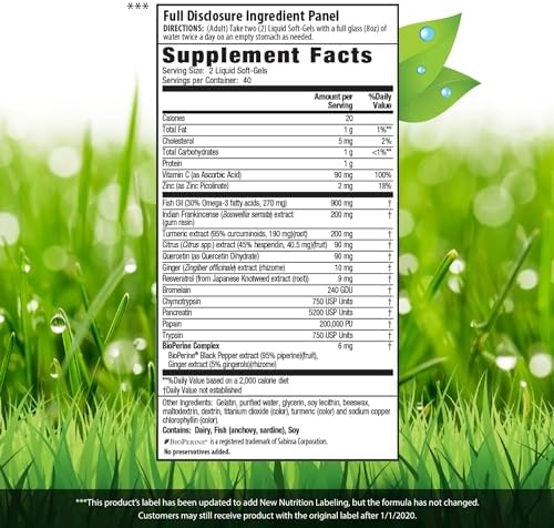 Irwin Naturals Inflamma-Less - Natural Anti-Inflammatory Support Supplement