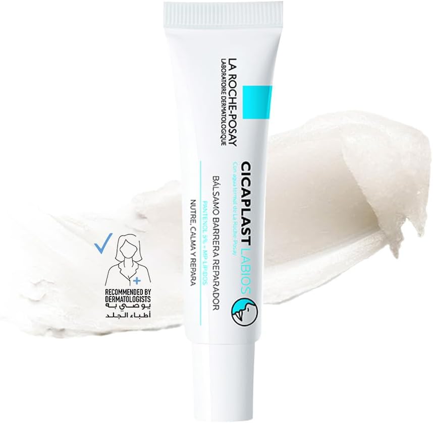 La Roche-Posay Cicaplast Levres Moisturizing Lip Cream 7.5ml – Soothes Dry, Chapped Lips