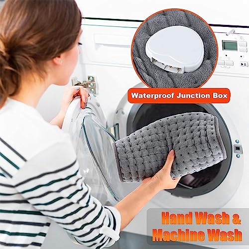 DMG Electric Heating Pad for Back & Cramp Relief (12"x24") - Moist/Dry Heat