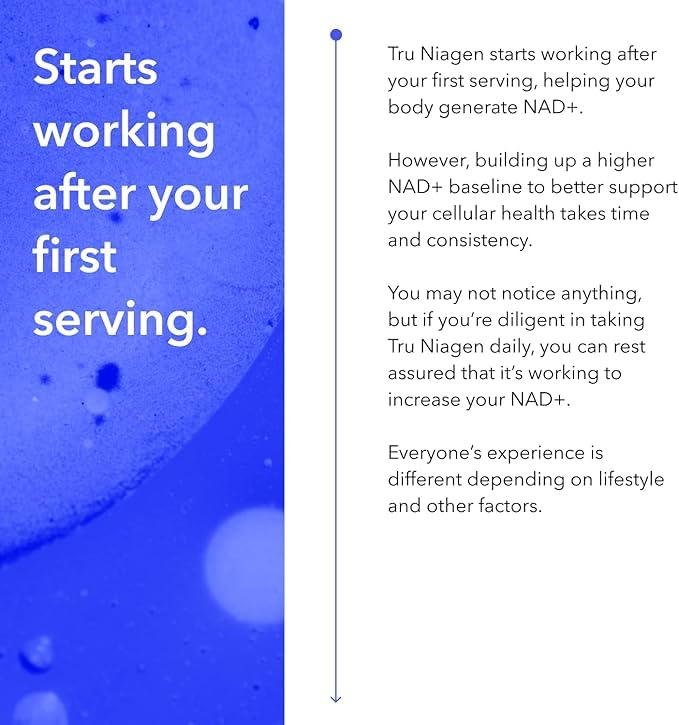 TRU NIAGEN Nicotinamide Riboside NAD+ Supplement - 300mg NR Capsules (2 Month Supply, 2 Bottles)