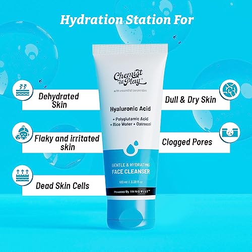 Chemist at Play Hydrating Body & Face Wash with 5% Hyaluronic Acid for Dry Skin Relief