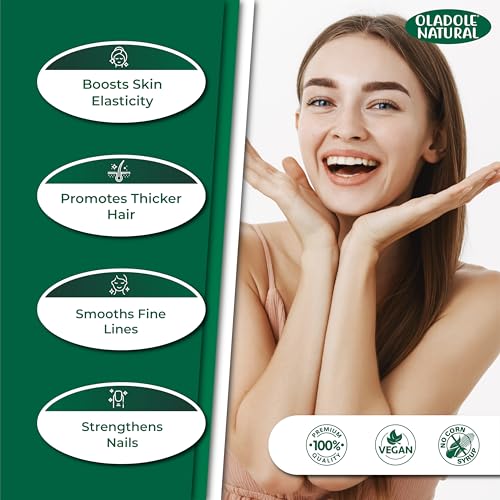 Oladole Natural Super Collagen C Tablets for Skin, Hair, Nails & Joints (120 Tablets)