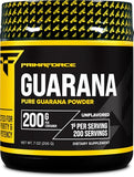 Pure Primaforce Guarana Powder 200g Unflavored - Natural Energy Boost, 200 Servings