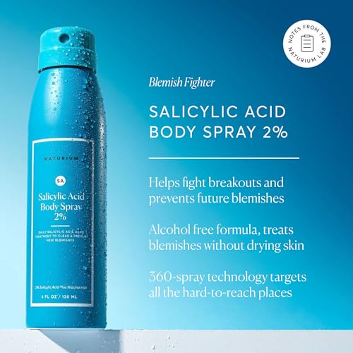 Naturium Salicylic Acid Body Spray - Blemish Fights, Pore Treatment, Niacinamide