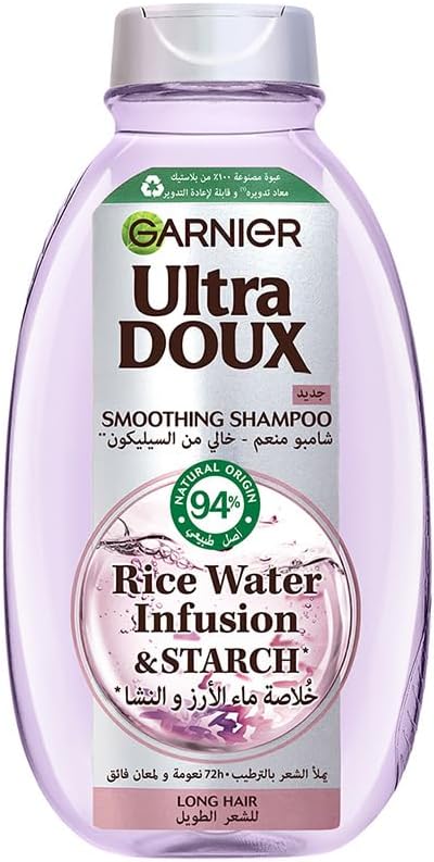 Garnier Ultra Doux Rice Water Shampoo: Fortifying, Anti-Breakage