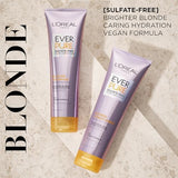 L'Oreal Paris Blonde Sulfate Free Shampoo & Conditioner Set - Neutralizes Brass & Balances Color-Treated Hair - 8.5 Fl Oz Each