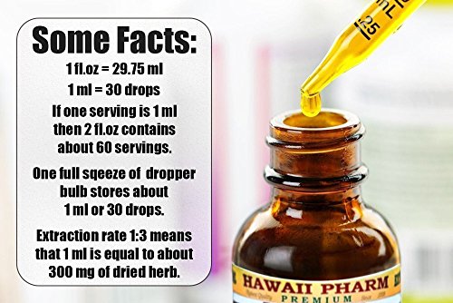Hawaii Pharm Organic Tansy Leaf & Flower Alcohol-Free Liquid Extract, 2 fl.oz